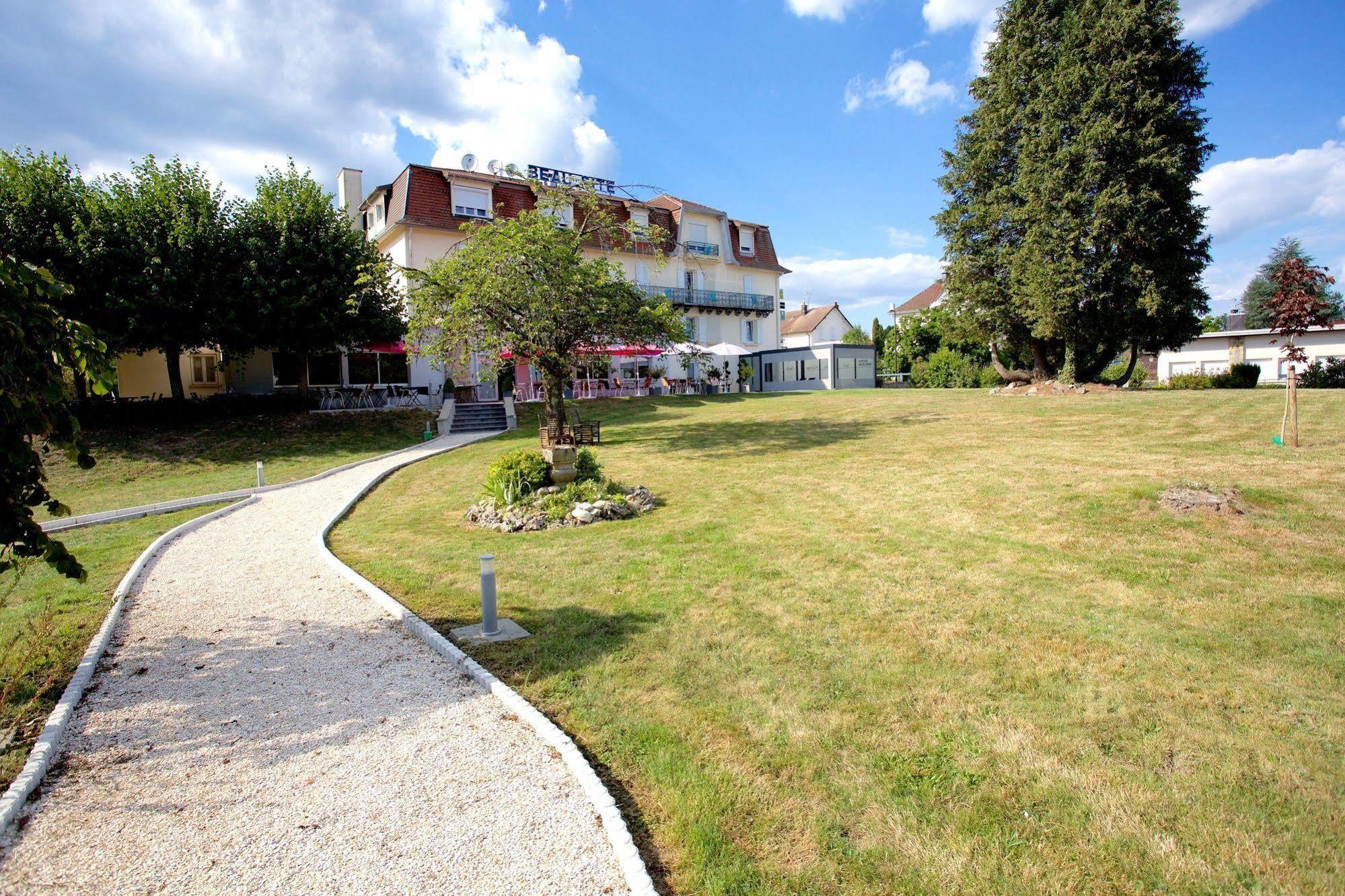 Logis Hotel Restaurant Spa Beau Site Luxeuil-les-Bains Eksteriør billede